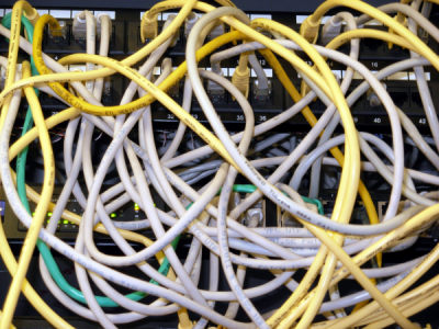 a mess of cables
