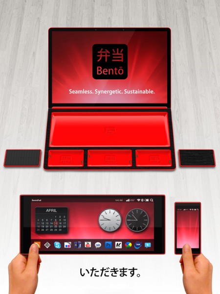 bento book design concept