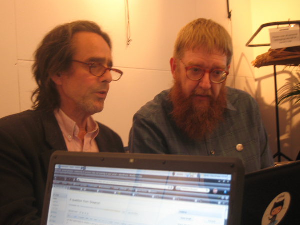 Jim gets some editing assistance from Andy Mabbett Jim gets some editing assistance from Andy Mabbett