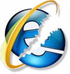 image of broken Internet Explorer logo