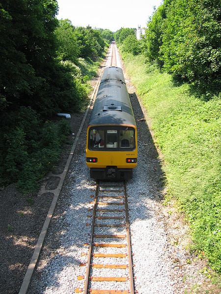 image of Severn Beach line train near Redland