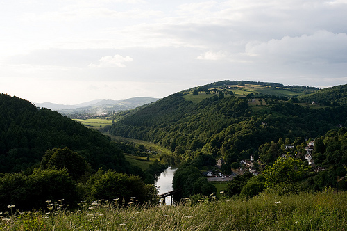 The view up the valley from Barncamp