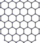 image of molecular model of graphene