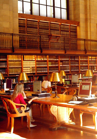 computers in a library