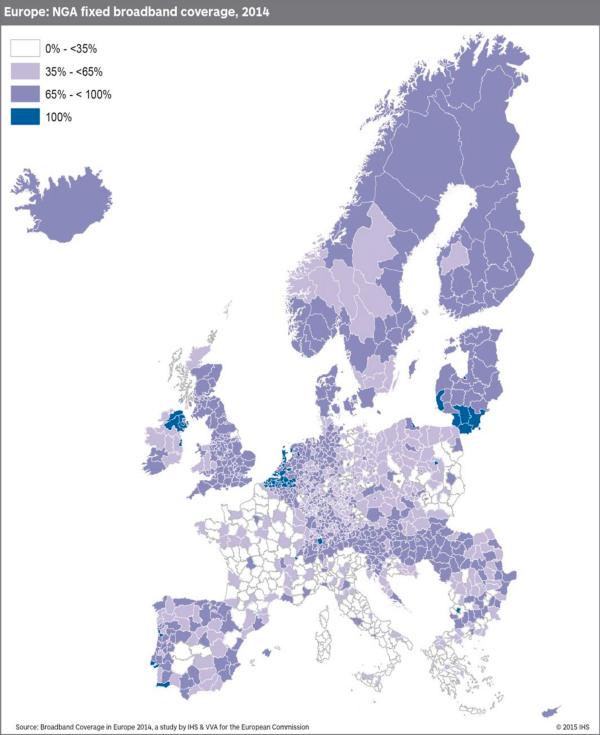 EU NGA broadband coverage