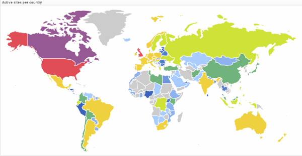 CiviCRM use around the world