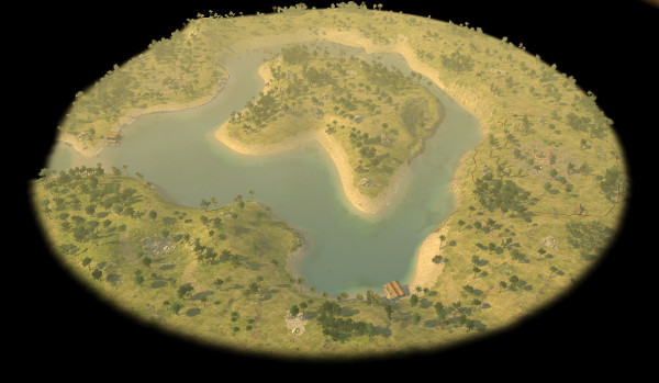 image of golden island - one of the new maps available in the latest release