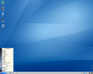 screenshot of Red Flag Linux