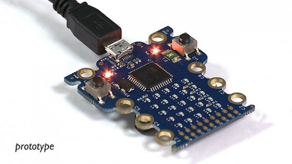 a prototype of the Micro Bit